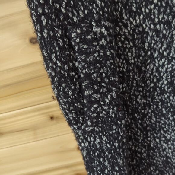 J. McLauglin Sweater Womens Small Black Duster Cardigan Wool - Picture 4 of 10